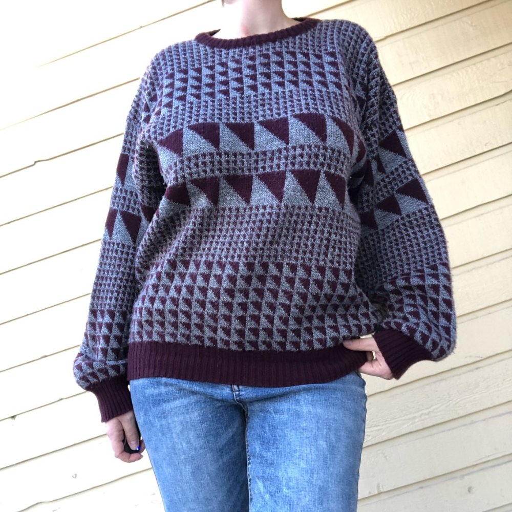 Vintage 80s Grandpa Sweater